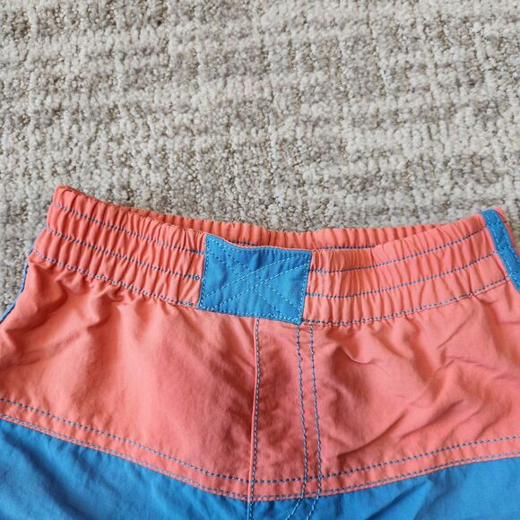 Patagonia boys boardshorts swim trunks blue purple coral size 5T - Picture 8 of 10